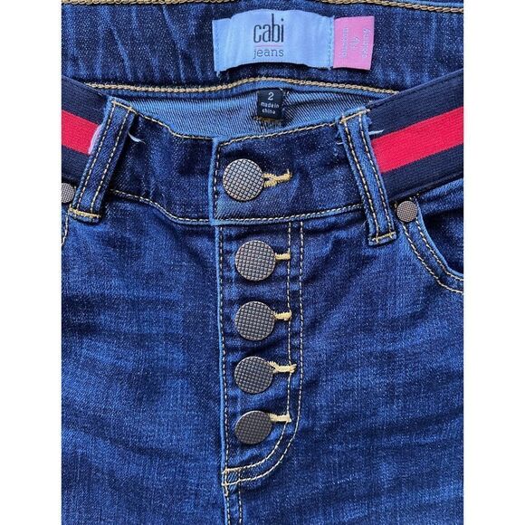 CAbi Simone 3751 Exposed Button Fly Skinny Jeans in
Adventure Wash, Size 2 - Picture 11 of 16